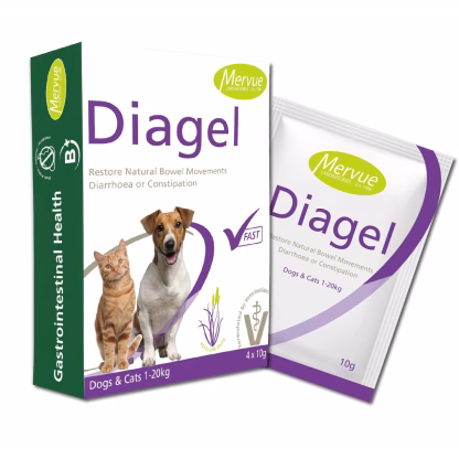 Diagel 4x10g Mot Diare Til Hund og Katt