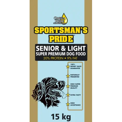 Senior og Light - Lys blå, 15 kg