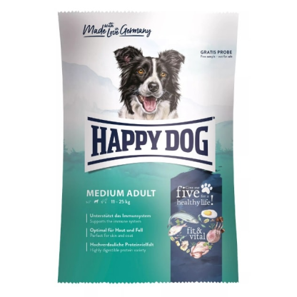 Prøvepose Happy dog Fit og vital, Medium adult