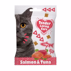 Tender Loving Care Soft Snack Katt M/Laks & Tunfisk 50g
