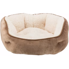 Hundeseng Othello Semsket/Plysj Brun/Beige 60cm