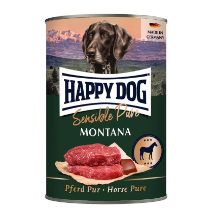 Happy Dog Boksemat Sensible Pure Montana M/Hest 400g