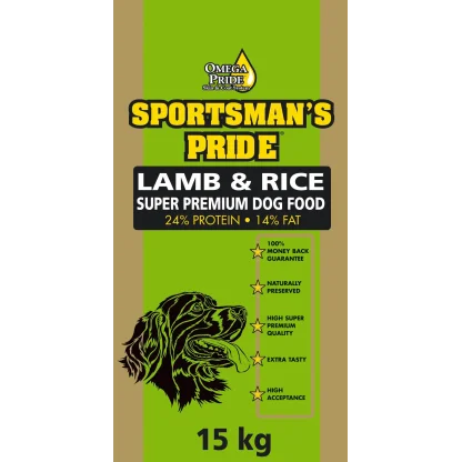 Lam og ris - Grønn, 15 kg