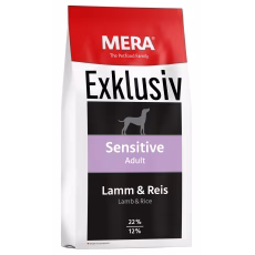 Mera Exklusiv Sensitive Adult Lam & Ris 15Kg