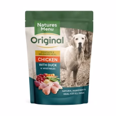Natures Pouches Hund Adult Kylling og And 300g