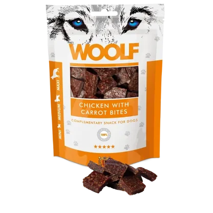 Woolf chicken with carrot bites 100g