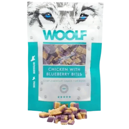 Woolf Chicken with Blueberry Bites 100g