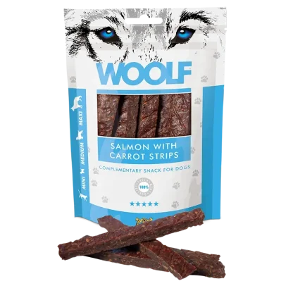 Woolf salmon with carrot strips 100g