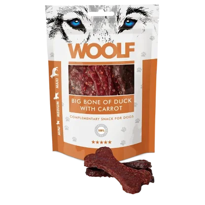 Woolf big bone of duck with carrot 100g