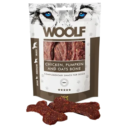 Woolf chicken, pumpkin ant oats bone 100g