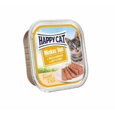 Happy Cat Minkas Duo Menu Okse & Kanin 100g