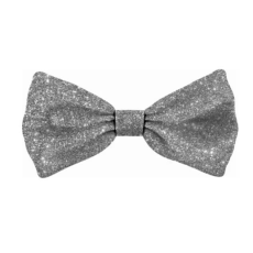 Julesløyfe 44791 Glitter Sølv L