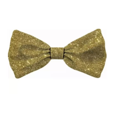 Julesløyfe 44795 Gull Glitter Dog S