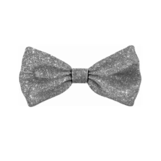 Julesløyfe 44797 Sølv Glitter Katt S