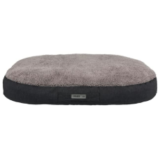 Hundepute Bendson Vital Oval 80x55cm Grå/Lysegrå Plysj/Vevd