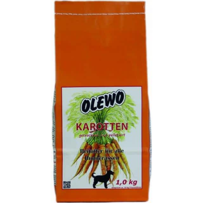 Olewo Tørkede Gulrot Pellets 5Kg