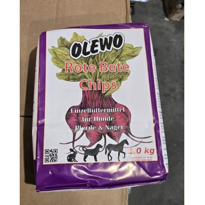 Olewo Tørkede Rødbete Chips 1Kg
