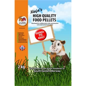 Marsvinpellets Maja`s Marsvin Adult 2Kg