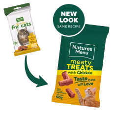 Natures Menu Snacks Katt Kylling og Lever 50g
